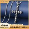 Punk Skull Cross Pendant Necklace Men Titanium Steel Chain Hip Hop Gothic Jewelry Halloween Accessory