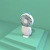 2026 Neuer tragbarer USB-wiederaufladbarer Handventilator, Niedlicher Mini-Taschenventilator, Leiser Schreibtischventilator für Wohnheim