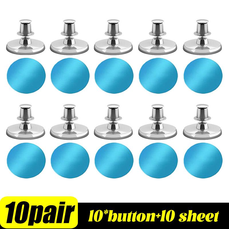 Metal Curtain Magnetic Closure Wall Mounted Magnetic Buckle Shower Curtain Magnet Clips Detachable Window Screen Fixed Fastener