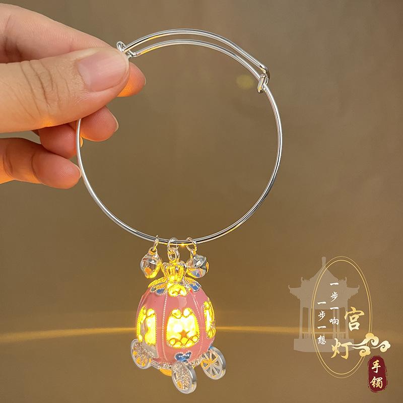 Ancient style bracelet, luminous tassel lantern bracelet, palace fairy bracelet