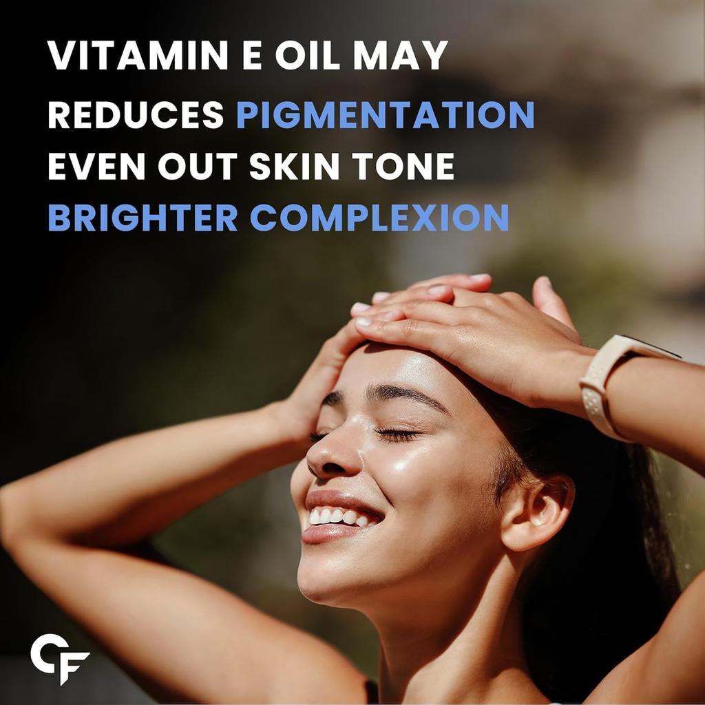 Carbamide Forte Vitamin E Oil For Face & Hair 30ml Pack Of 1 | Skin Nourishing & Radiance Boosting