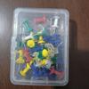 Xianci Colored T-Pins, Box of 35 - Ideal for Felt Boards, Photo Walls, and Felt Maps