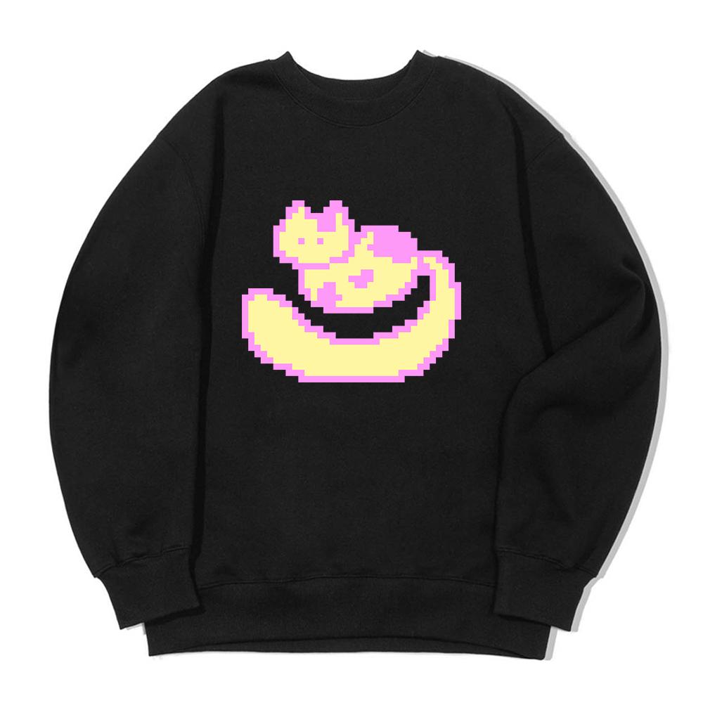 AWESOMEUS Yellow Cat Sweat Shirts_3 Color
