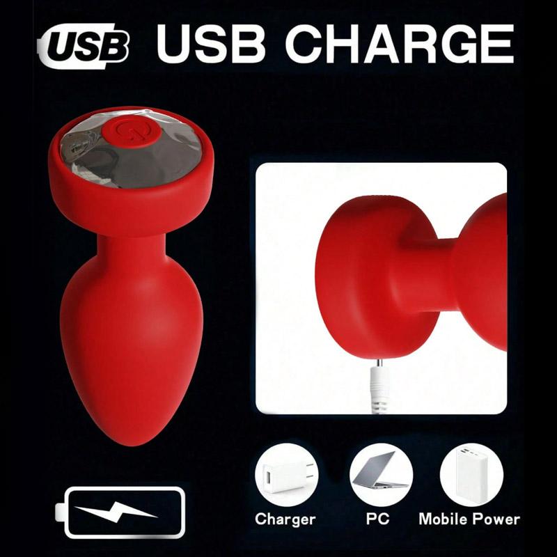 Wireless Remote Prostate Massager Vibrator Anal Plug Silicone Butt Stimulator Women Men Couples Adult Sex Toys