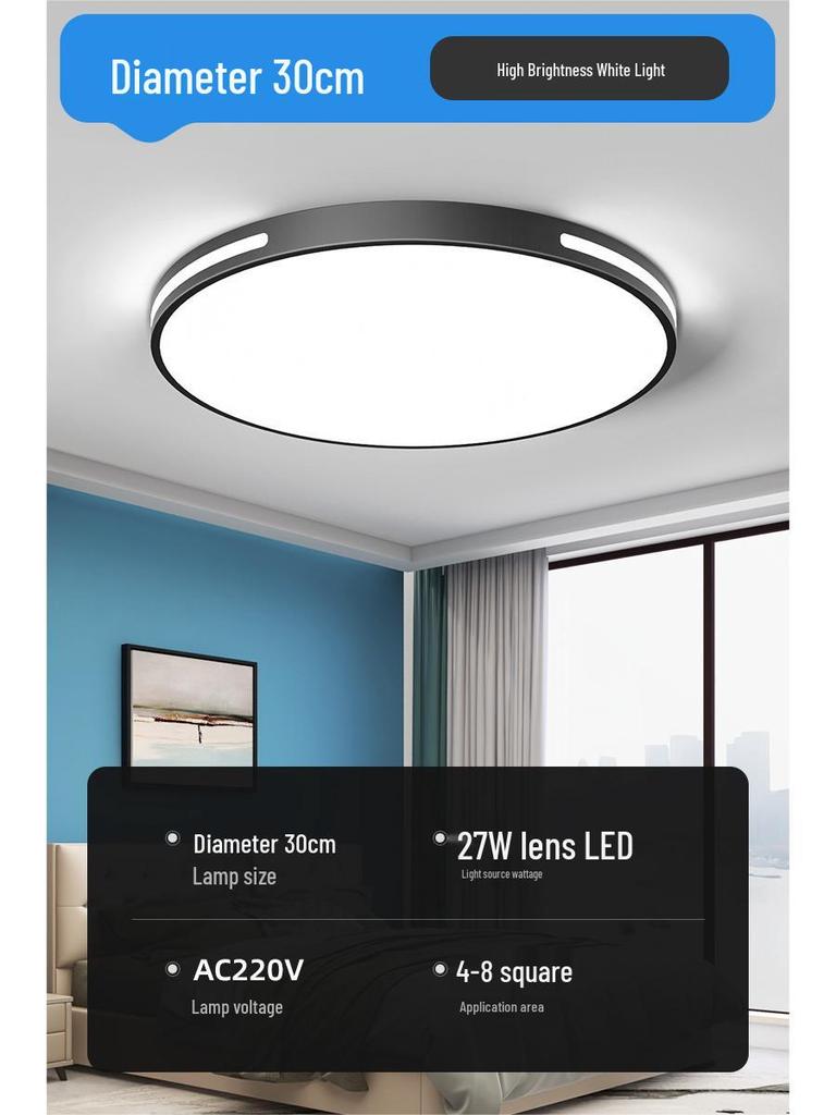Ultra-Bright Modern Minimalist Ceiling Chandelier for Living Room and Bedroom - Energy-Saving Home Lighting Fixture