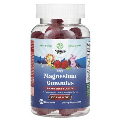 Magnesium Gummies for Kids, Raspberry, 90 Gummies