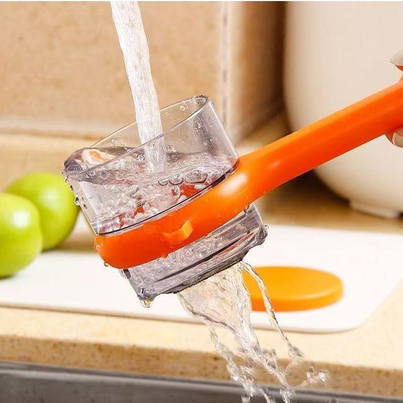 Orange 1Pcs Multi Functional Peeling Knife Na Style Household Kitchen Fruit Peeler Fruit Peeler