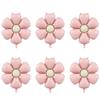 10pcs 50.5x40cm Matt Pink Candy Daisy Balloon Aluminum Foil Balloon Girl Baby Shower Birthday Party Wedding Decoration