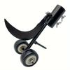 1pc Metal Weeder with Wheels - Handheld Gap Weeding Tools for Garden, Lawn, Yard, Backyard, Sidewalk, and Driveway Maintenance