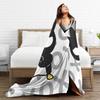 Bad Badtz Maru Blanket Quality Warm Soft Bedding Throws Spring Girls Boys Couch Chair Sofa Bed Funny Bedspread