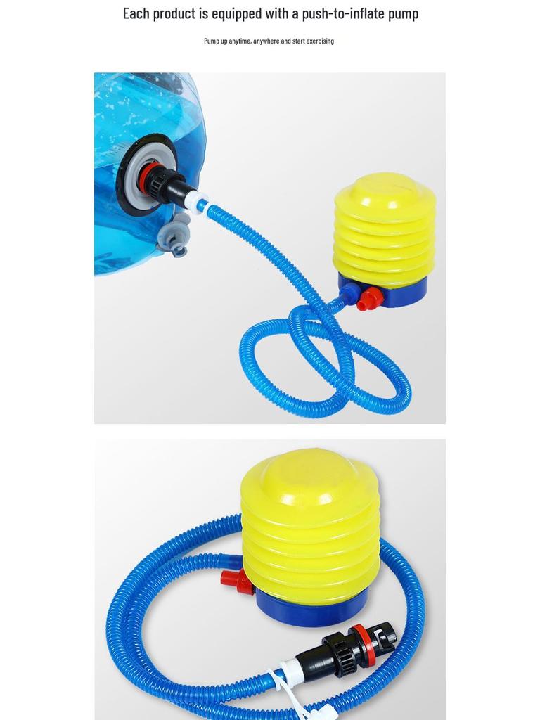 Transparent PVC Water-Filled Fitness Weight Bag - Squat and Exercise Equipment