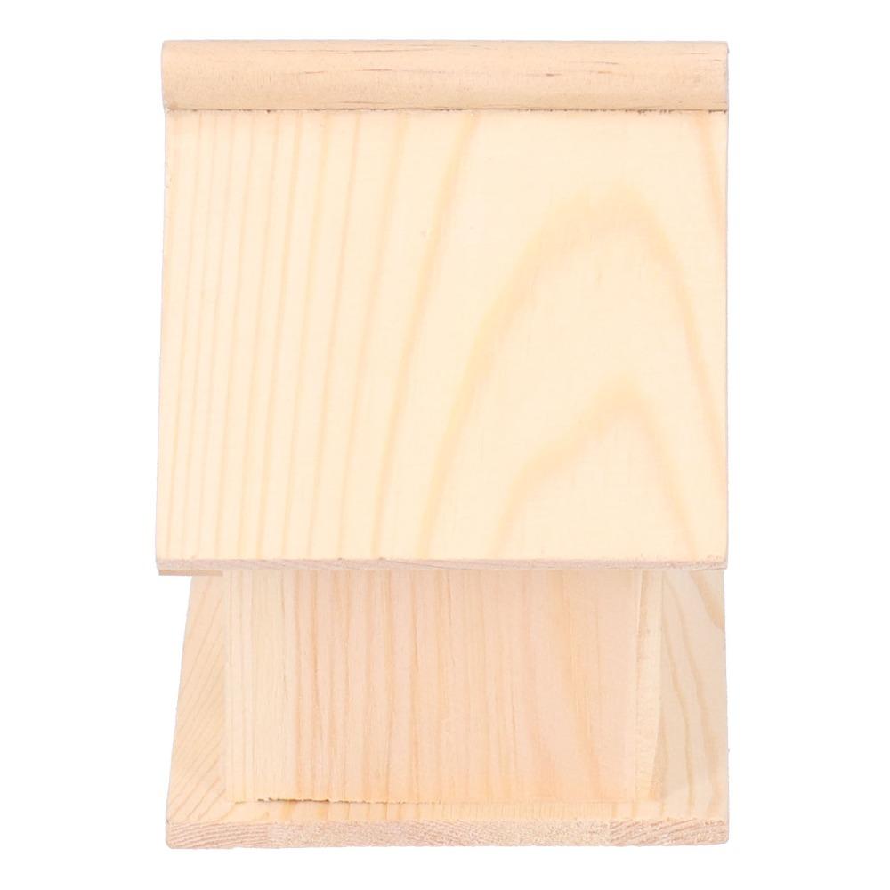 Small Stand Garden Bird House Durable Bird Nest House Convenient Wooden Bird House Indoor Use