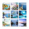 Paint by Number Kits Canvas DIY Oil Painting for Kids Students Adults Beginner with Brushes and Acrylic Pigment-Lighthouse
