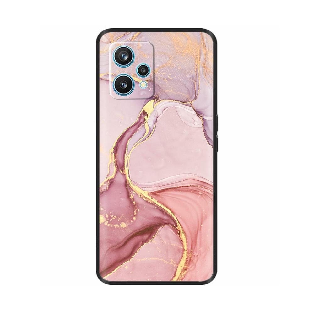 For Realme 9 Case Cover Lovely Plants Cartoon Cases for OPPO Realme 9 4G RMX3521 Realme9 Phone Case Soft Silicone fundas coque