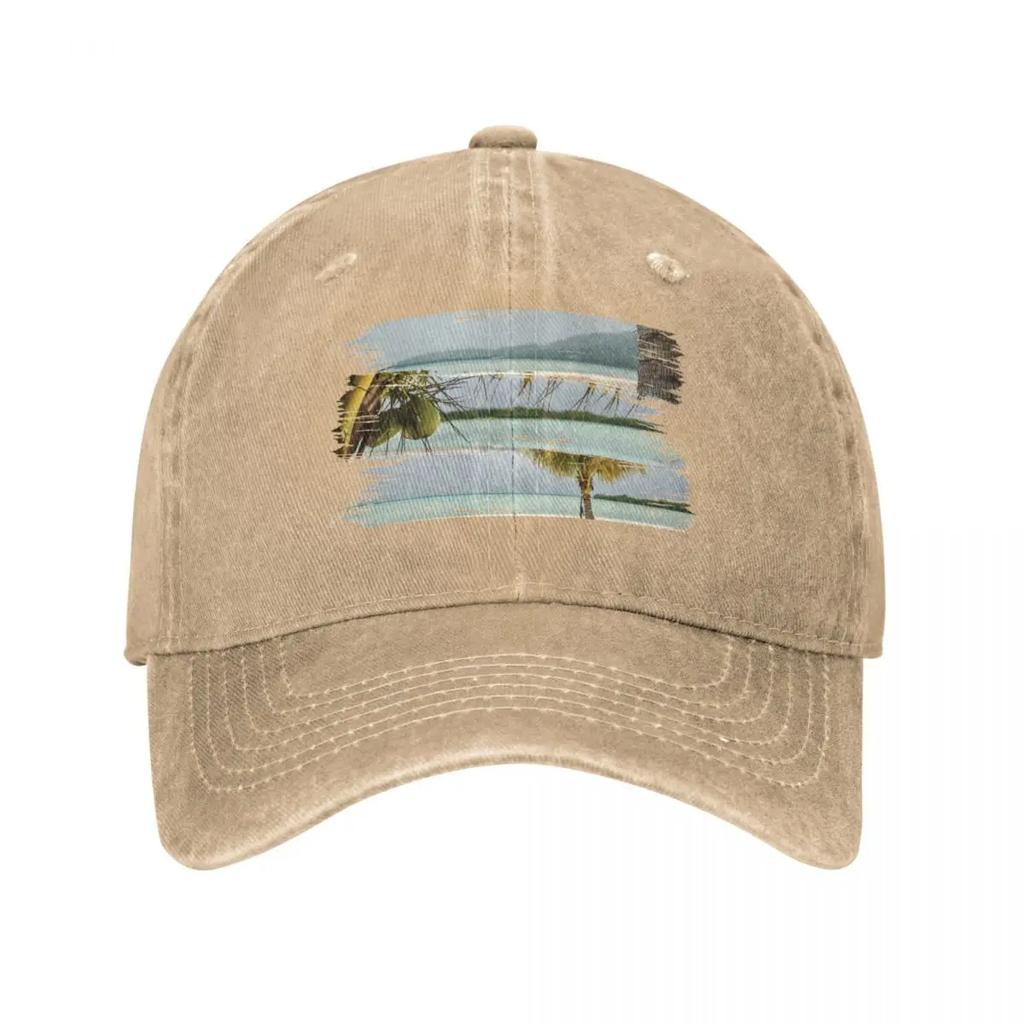 Coconut Beach Baseball Cap Unisex Hat Western Hat Beach Outing Designer Cap Caps Unisex Womens