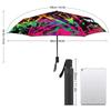 1 Pack Automatic Umbrella With Uv Resistant Coating And Strong Frame For Outdoor Travel Graffiti Accent Style