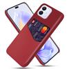 For Honor X60i 5G Case Cloth Texture PU Leather Hard PC Card Slot Phone Cover