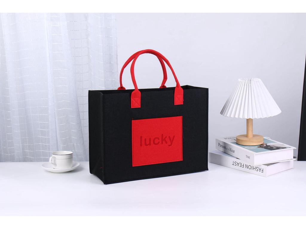 2025 Stylowa Prosta Torba Filcowa: Kreatywna i Wszechstronna Torba na Zakupy