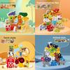 Wooden Childrens Traffic Animal Puzzle Educational Toy For Early Learning Development