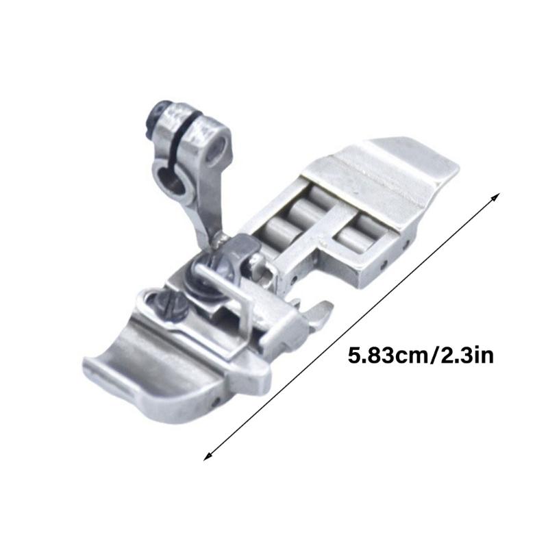 747 Roller Presser Foot Attachment Sewing Machine Roller Presser Foot for Curtains Bedding Thick Fabric Leather Sewing