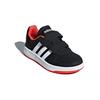 Adidas Neo Hoops 2.0 Durable Low-Top Skate Shoes Kids Sneakers Black B75960