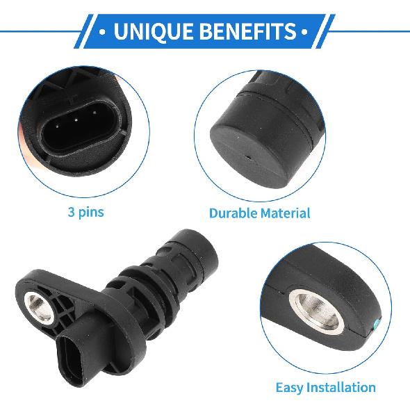 1 Pc Crankshaft Position Sensor for Volvo S60 2.5T 2011-2016 Sturdy Metal Plastic Black Engine Crank CKP Sensor