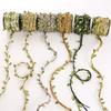 DIY Colorful Forest Style Green Rattan Leaves Hand-Woven Jute Rope for Decoration and Jewelry