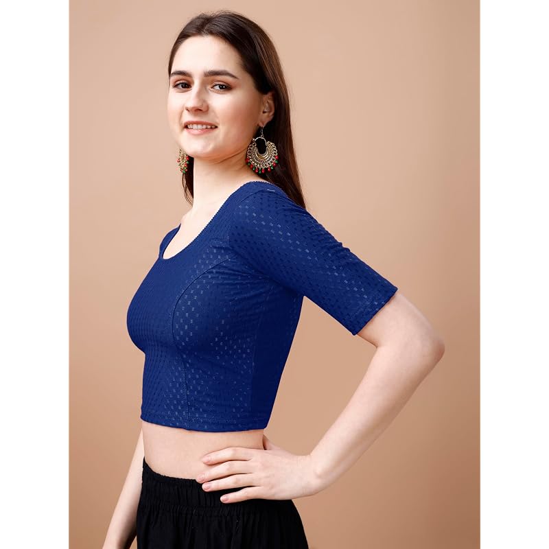 Pujia Mills Women` Readymade Dobby Cotton