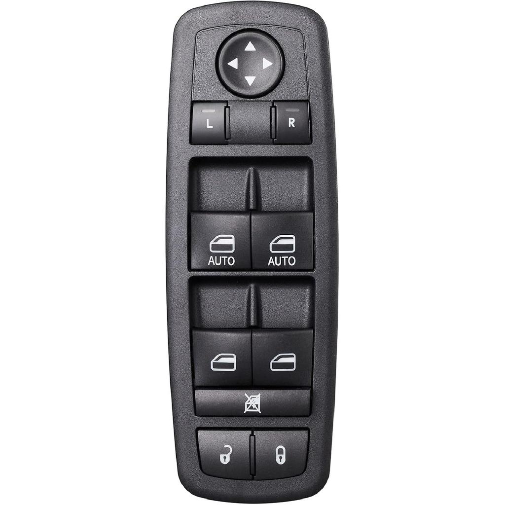 Front Driver Side Master Power Window Switch for 2009-2015 Dodge Ram 1500 2500 3500, 08-20 Dodge Grand Caravan/08-16 Chrysle Town Country Door Lock