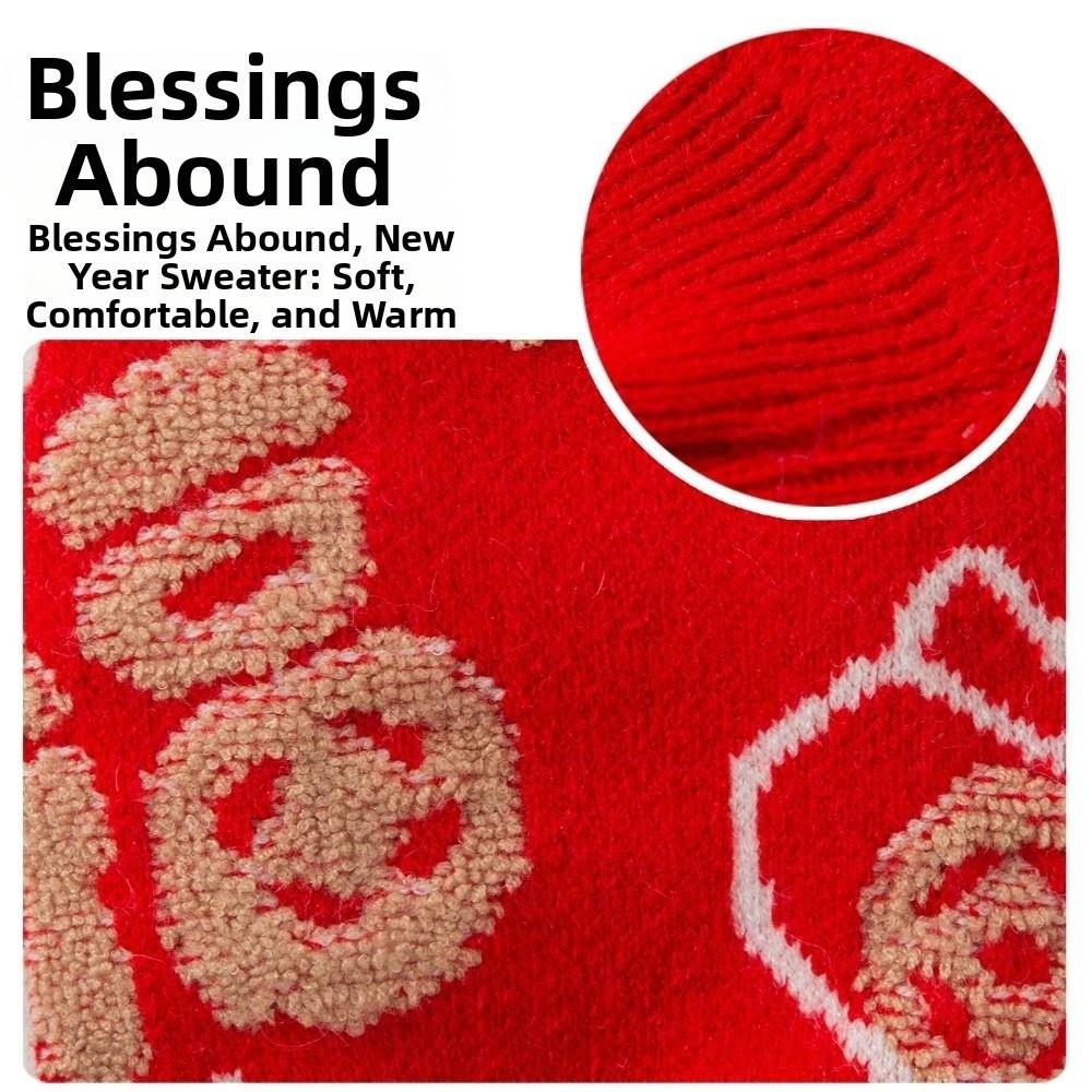 Funny Cute Puppy Clothes Lightweight Winter Knitted Pet Coat New Year's Cat Warm Vest  Pet Supplies