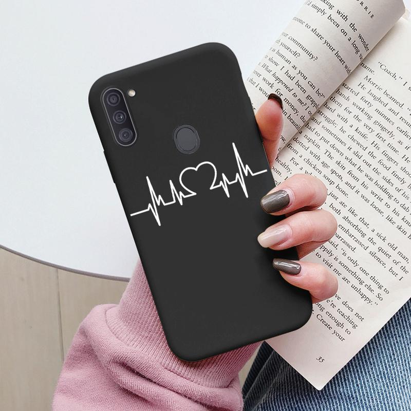 Soft Case For Samsung Galaxy A11 M11 Phone Cover Cute Flowers Butterfly Fundas TPU Coque For Samsung A11 A 11 M GalaxyA11 Bumper