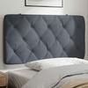 VidaXL Headboard Cushion, Headboard Pillow with Self-Adhesive Strips, Padded Bedroom Cushion, 374715