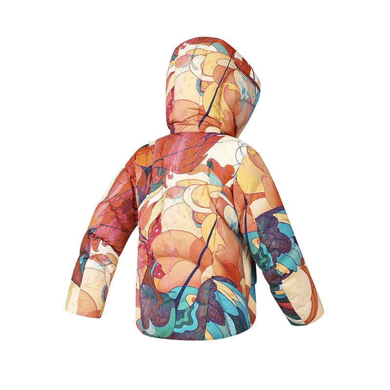 FILA Explore Fashion Zip-Up Hooded Long Sleeve Down Jacket Women Outerwear A11W447912F-ZA