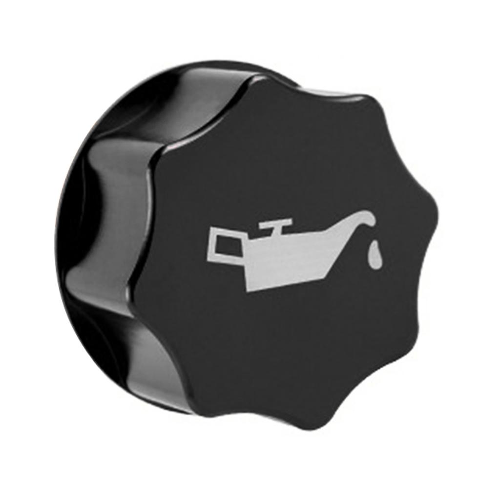 Universal Aluminum Car Engine Oil Caps Corrosions ResistantEngine Oil Filler Caps Easy To Install Stylish Fuels Covers