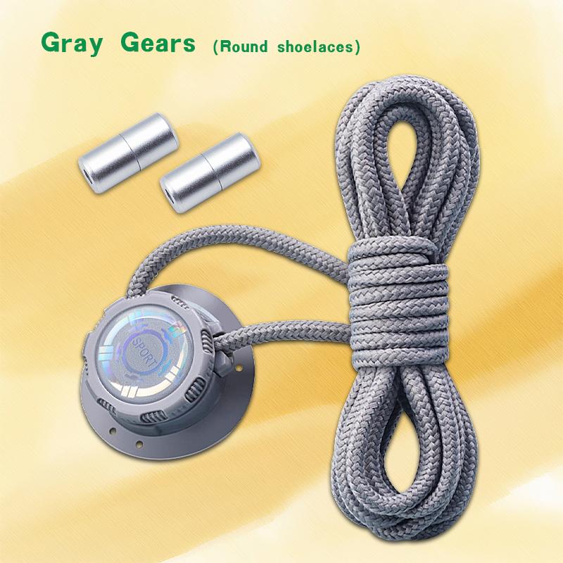 New Automatic No-Tie Shoelaces with Swivel Buckle for Casual Sneakers - Easy Slip-On Flat Shoelaces for Adults and Kids