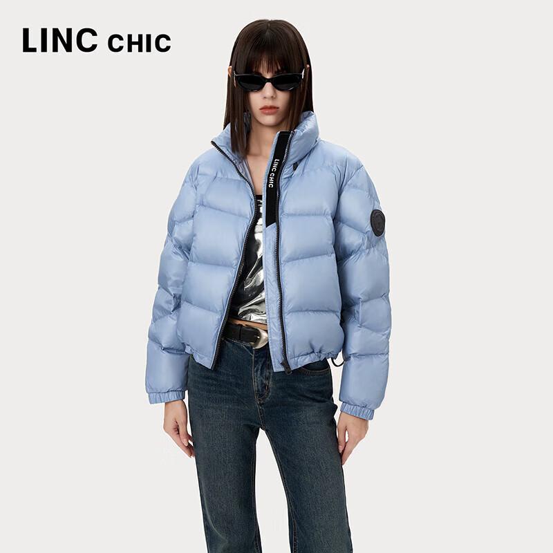 Damen 2024 Herbst/Winter Kurze Stehkragen Puffer Daunenjacke