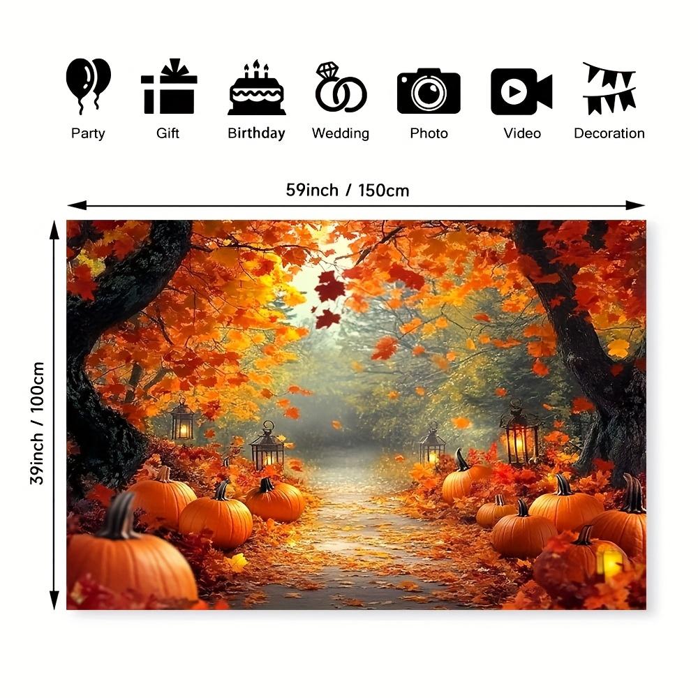 1pc2D flat banner background cloth, Halloween pumpkin, suitable for garden decoration, no power supply required——wzy