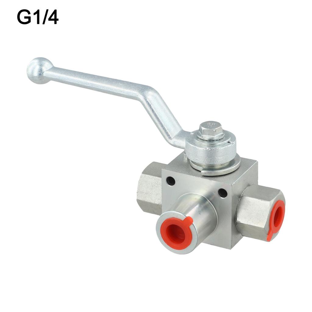 3 Way Ball Valve Manual Control for High Pressure Fluid Systems Up To 7250 PSI