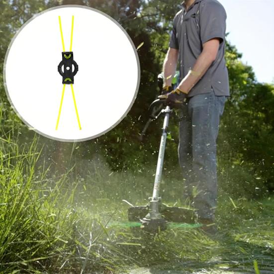 10Pcs Nylon Grass Trimmer Head Blades Replacement Parts Universal Simple Installation Lawn Mowing Cutter Accessory