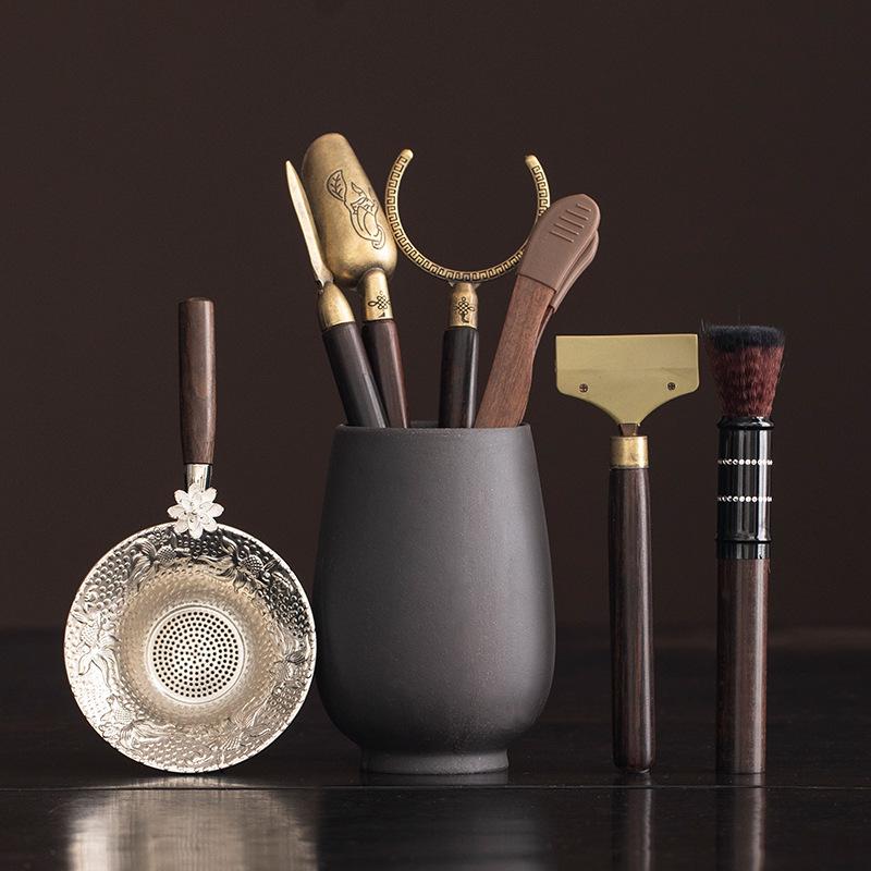 Tea Ceremony Accessories Set Kung Fu Tea Set Accessories Daquan Tea Brewing Tools Tea Leak Tea Pen Tea Clip Tea Scissors