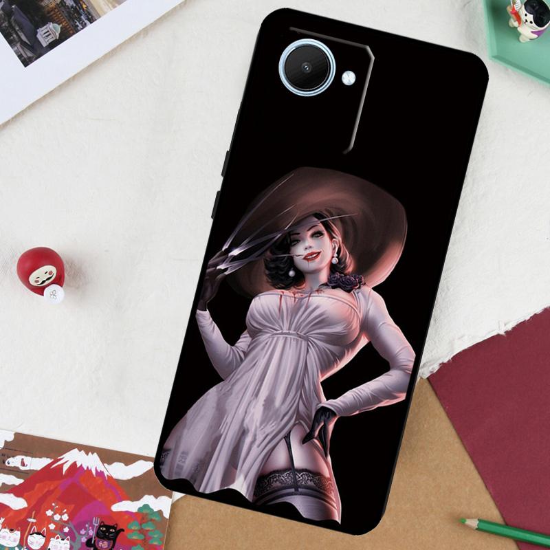 Sexy Lady Dimitrescu Daughters For Realme 14 Pro Plus 13 10 11 12 GT 6 5 6T GT7 Pro C61 C55 C53 C51 C21Y C25S C67 C75 Case
