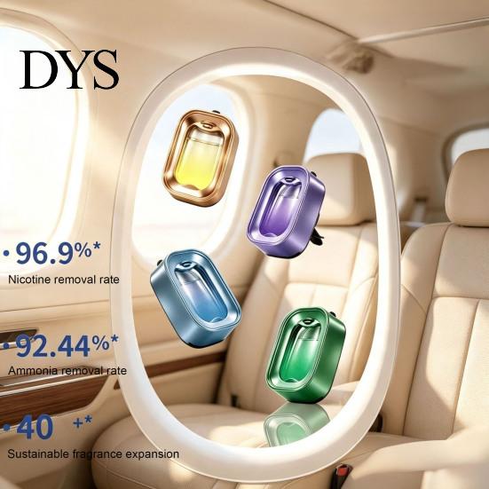 Portable Auto Scent Diffuser 2Pcs Car Vent Air Freshener Clip, Solid Perfume with Breathable Wind Activated Wind-Powered Scent, Leak-Proof Diffuser,