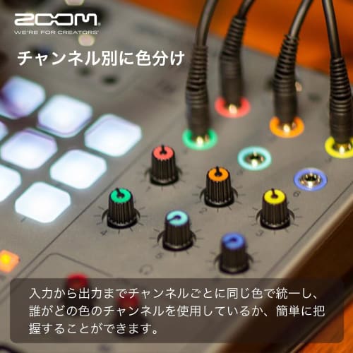 ZOOM P8 Podcast Equipment Recorder, Silver, with Six XLR Mic Inputs, Mixing, Recording, and Editing for Large Groups, All-in-One Podcast Studio Multi-