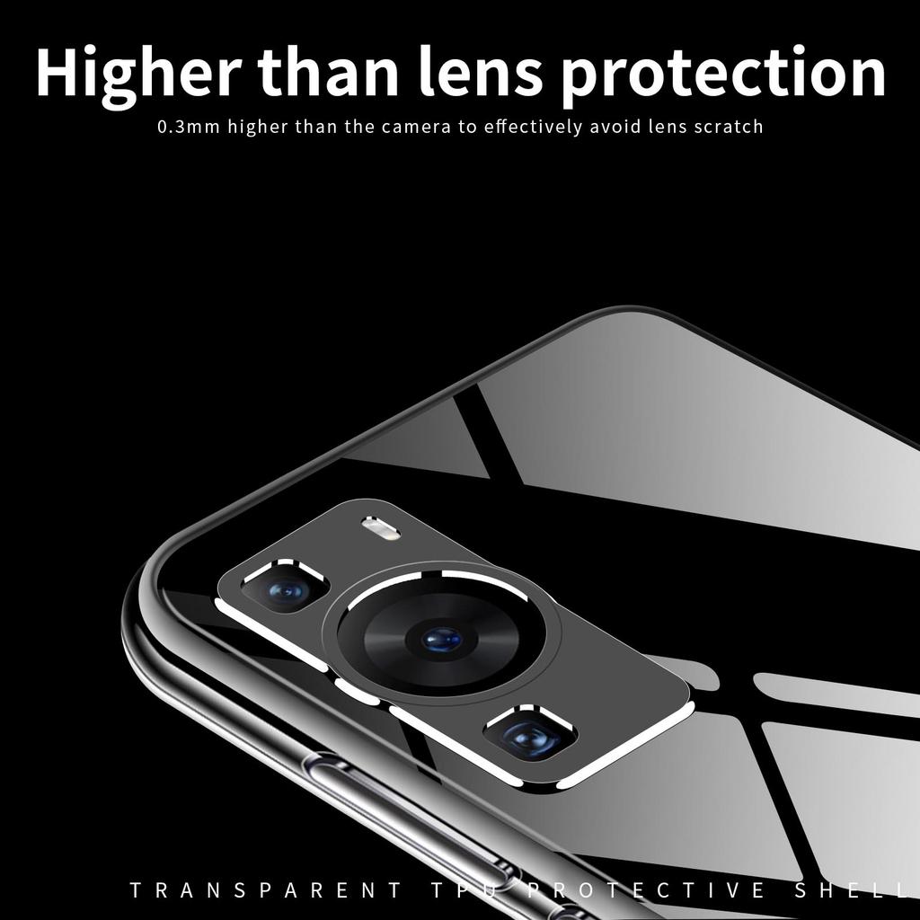 MOFI Transparent TPU Shell for Huawei P60/P60 Pro Protective Case Drop Resistant Phone Cover