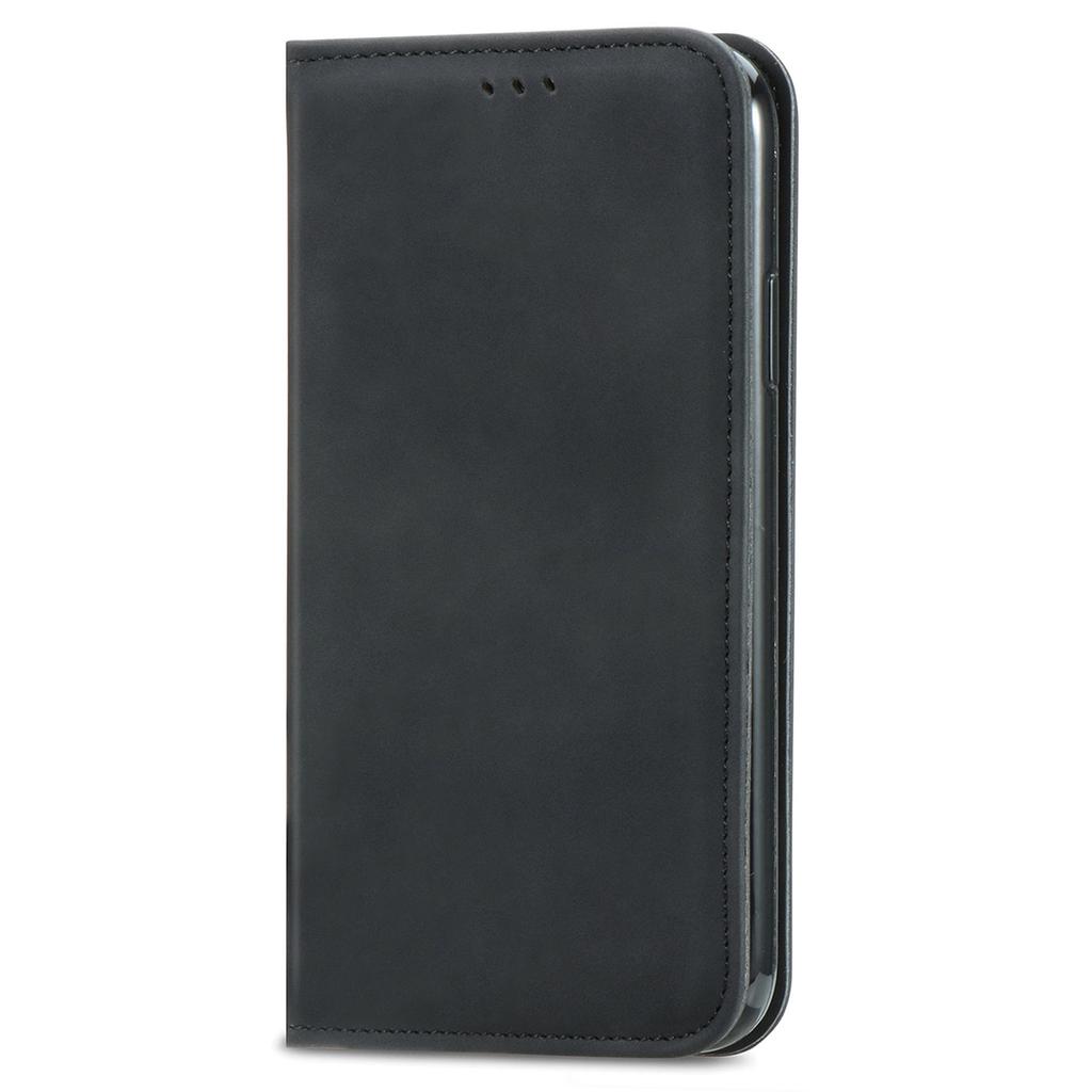 For Realme GT 6 5G Case Skin Touch Feeling Leather Phone Cover Magnetic Absorption