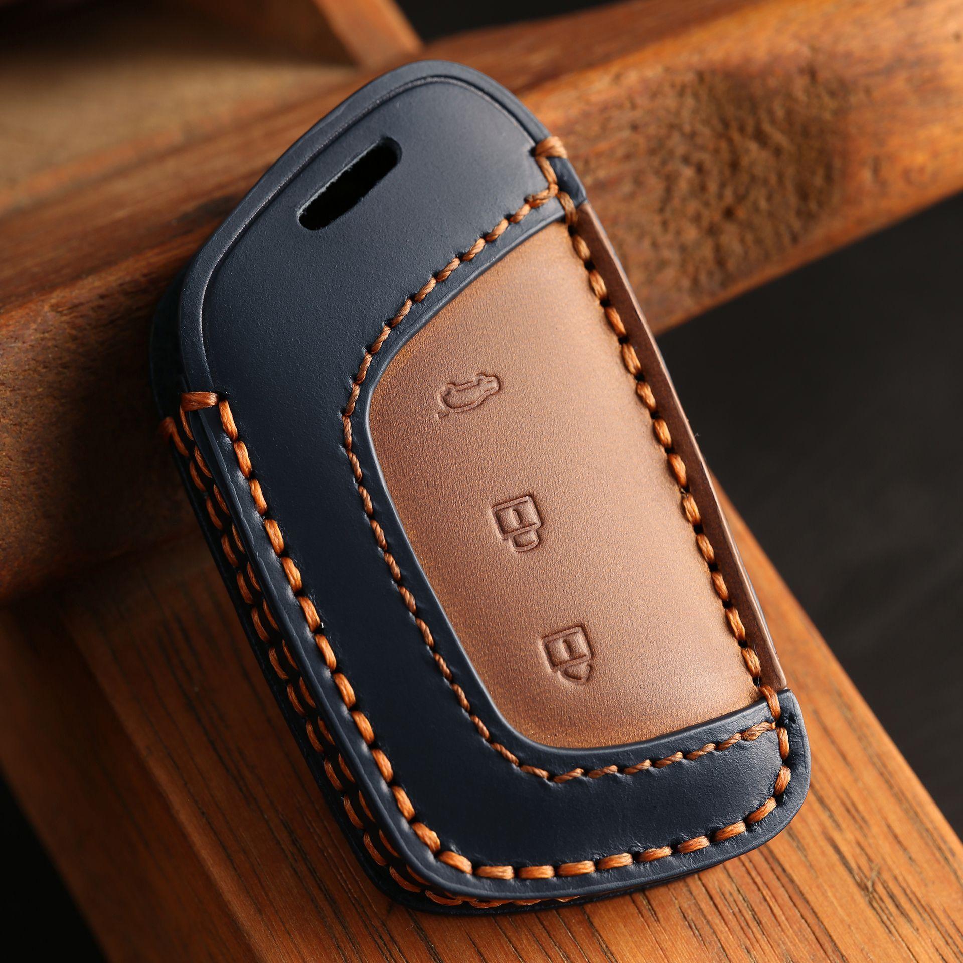 

Suitable For Baojun Car Key Cover Rm5/Rc6/Rs5/Rc5 High-Grade Key Case Ring синий