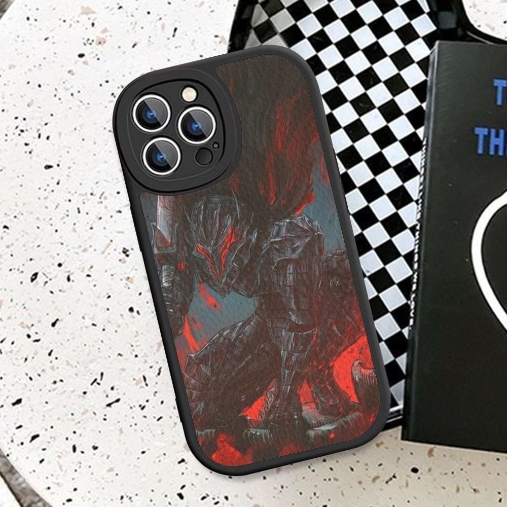 Anime Berserk Phone Case Hard Leather For IPhone 16 15 14 13 12 Mini 11 14 Pro Max Xs X Xr 7 8 Plus Fundas