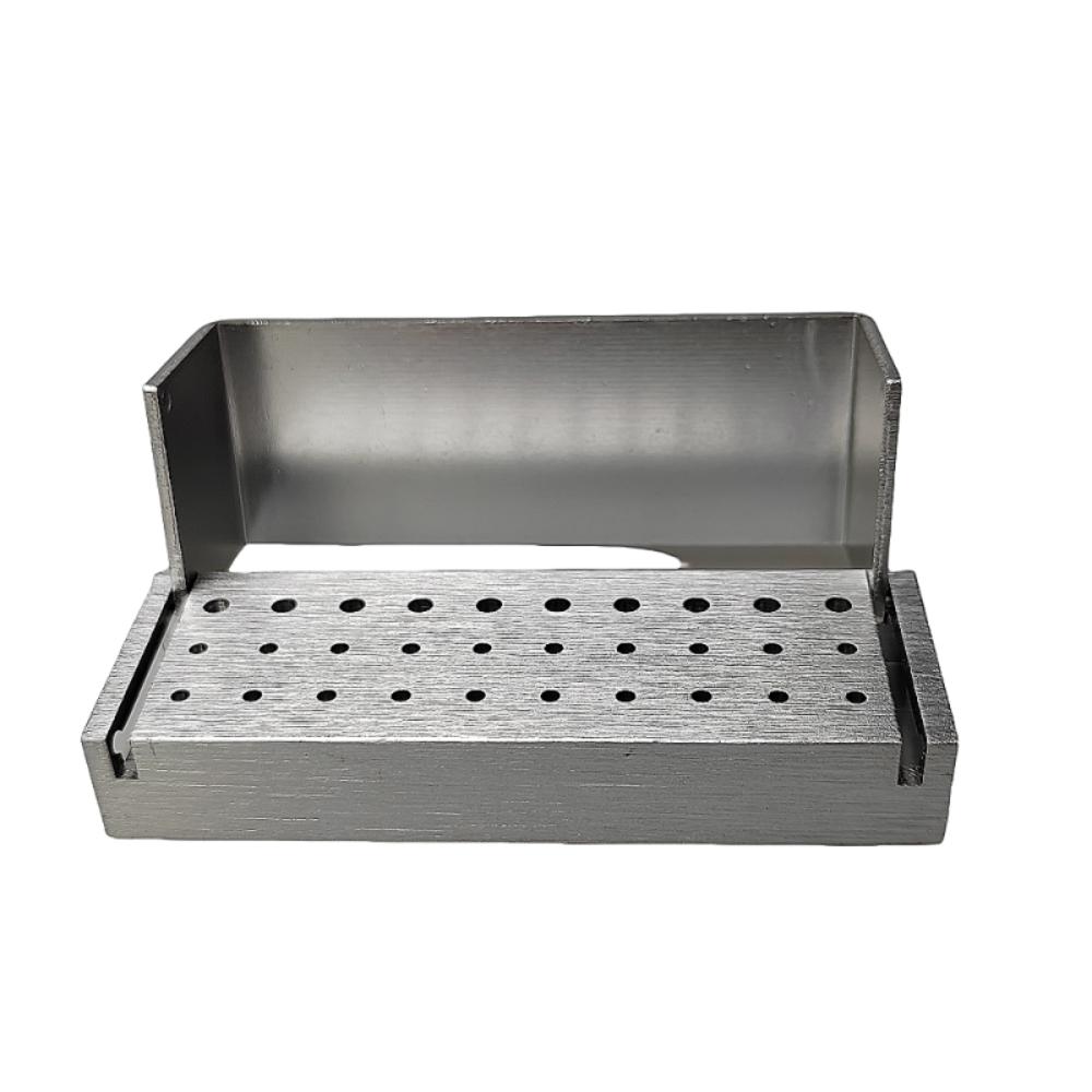 Dental Diamond Burs Drill Disinfection Block High Speed Handpiece Burs Holder Aluminium Instrument Dentistry Material 30 Holes