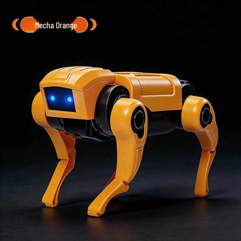 Educational Electric Robot Dog - Assembly Light-Up Bionic Toy for Kids