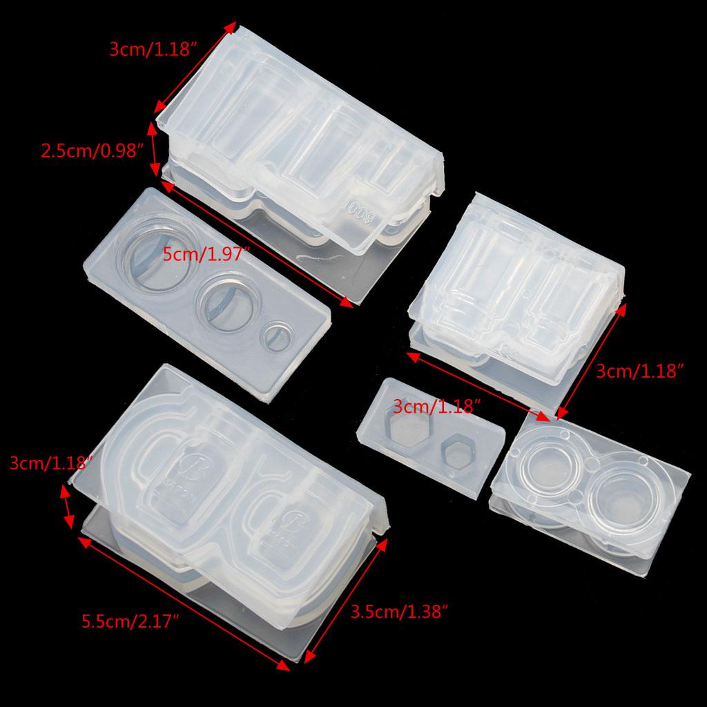 Coffee Cup Drink Bottle Honey Jar Earring Mold for Resin Casting Jewelry Making